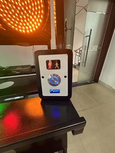 כפתור מעבר חצרים חיצוני עמיד למים עם מחוון LED לחצן לחיצה על רמזור - Product Image 4