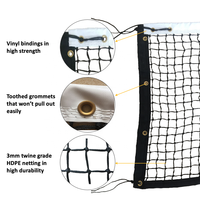 Filet de pickleball professionnel de luxe permanent pour l'extérieur, robuste pour la compétition