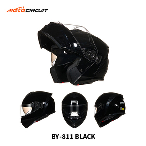 ABS Motor Bike Modular Flip up Motorcycle White Grey Open Full Face Hot Sales Fit for Casco De MC-TK4 Bike Motorcycle Sma - Product Image 5