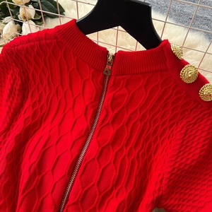 Nouvelle Robe Midi Élégante en Maille Ajustée pour Femme, Coupe Empire, Collection Été - Product Image 6