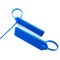 Disesuaikan logo Zip Tie Label standar kabel ABS plastik 88*28mm Self-Locking Zip Ties UHF Rfid Label
