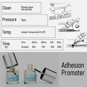 Imprimación para cinta adhesiva WBG, promotor de adhesión con cabezal de cepillo para cinta de montaje acrílica de doble cara - Product Image 5