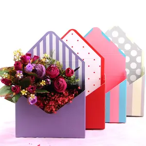 Cajas Para Flores Creative Folding Wedding Decorations Party Eco Friendly Florist Mom Paper Envelope Flower Box Gift Packaging