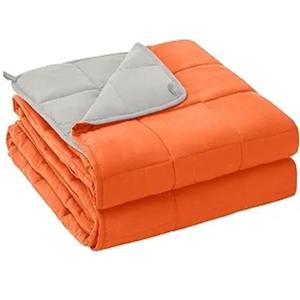 Couverture lestée sensorielle en bambou tissé avec un mélange <span class=keywords><strong>de</strong></span> garnitures, taille Queen, pour soulager <span class=keywords><strong>l</strong></span>'anxiété, thérapie par la gravité, utilisable en toutes saisons - Product Image 1