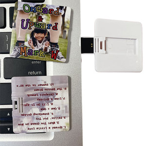 Nouvelle clé <span class=keywords><strong>USB</strong></span> 2.0 en forme de carte de visite miniature en vrac, 64 Mo à 4 Go, logo personnalisé, en stock - Product Image 6