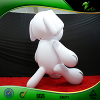 Ballon gonflable personnalisé en forme de chien, chien de dessin animé sexy, vidéo, couché sur un trampoline gonflable, chien Hongyi Sph