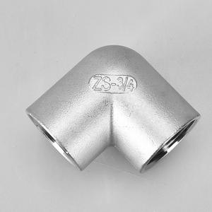 Conector de Tubería de Tres Vías de Acero Inoxidable 304 con Rosca Interna y Estructura Tridimensional - Product Image 2