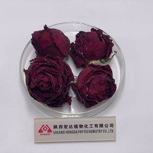 HONGDA geröstete gefrorene getrocknete trockene rote Rosen blätter zum Teetrinken - Product Image 6