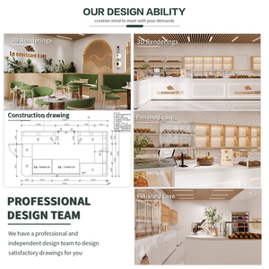 Vetrina Espositiva di Lusso per Pasticceria, Design Europeo, Vendita Diretta dalla Fabbrica, Utensili per Panetterie <span class=keywords><strong>e</strong></span> Pasticcerie in Vendita - Product Image 6
