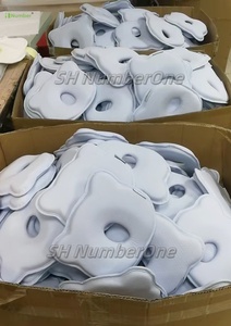 Nueva almohada de bebé de espuma viscoelástica de algodón con protección <span class=keywords><strong>plana</strong></span> transpirable sostenible de Europa para niños y niñas recién nacidos - Product Image 4