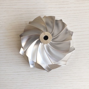 GT3584R GEN II 69.30/86.44Mm 10 + 0 Lưỡi Điểm Phay Không Khí Đường Cong Hiệu Suất Turbo Phay/Nhôm 2618/Phôi Máy Nén Bánh Xe - Product Image 1