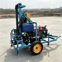 Machine de forage de puits d'eau rentable de 150 m, équipement de forage de puits profonds à faible entretien pour usage agricole
