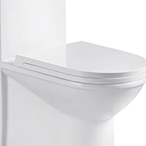 Diseño moderno occidental de colisión de cerámica Siphonic de doble descarga una pieza inodoro de Hotel - Product Image 6