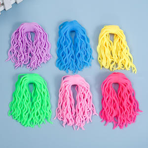 Juguete Antiestrés de TPR Suave, Macaron <span class=keywords><strong>Lara</strong></span> Musical, Creativo, de Ventilación, Modelo de Cuerda Elástica de Color Espagueti 008, para Edades de 7 a 35 Años - Product Image 2