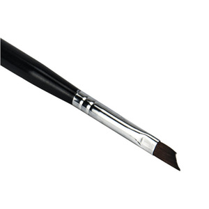 Pinceau à ongles en nylon pour French Manucure Demi-Lune, grand format, forme couteau, pour gel ondulé, avec manche en acrylique - Product Image 4