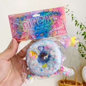 Hot Selling TPR Simulation Colorful Bread Doughnut Hand Relax Relieve Knead <b>Squeeze</b> Sensory Toys for Kids Boys and Girls - Product Image 6