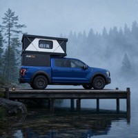 Huntoo Hardtop Pop-up de style européen pour pick-up, auvent en aluminium pour Hilux Amarok Ford Ranger, capot de benne robuste