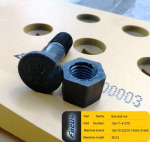 Shantui Bulldozer Repuestos SD13 Pernos y tuercas y arandela 154-71-41270 - Product Image 2