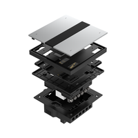 Interrupteur intelligent LTECH pour maison connectée, écran tactile OLED, panneau de commande intelligent, compatible Matter, Zigbee, Google Home, pour usage hôtelier