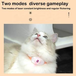 Thông minh LED ánh sáng laser mèo trêu chọc cổ áo làm giảm sự nhàm chán và đuổi theo Laser phát hành Hoang Dã mèo đồ chơi - Product Image 6