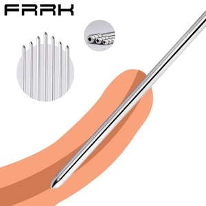 Pull Beads-head Horse Eye Stick Glans Piercing Anti-ejaculation Urethral Dilator Stainless Steel Male Chastity Bar BDSM Sex <b>Toy</b> - Product Image 1