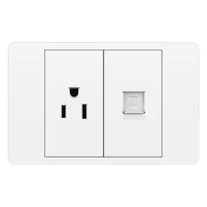 American Standard Pc Material Electric Wall Switch Sockets Manufacture for Home use