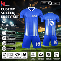 Collection de maillots de football, ensemble d'uniformes de football personnalisés, design par sublimation, séchage rapide, respirant, vente en gros, évacuation de l'humidité pour les clubs