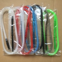 Couleur personnalisée acceptée connecteur de tuyau de narguilé vente en gros tuyau de narguilé jetable usine shisha tuyau de narguilé