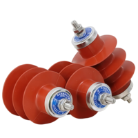 Parafoudre sans interstice à l'oxyde de zinc YONGCELE HY5WS-10/30 10kV 630A 150A 2ms à onde carrée en caoutchouc de silicium MOA pour lignes aériennes 6.6-10kV