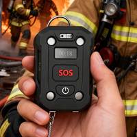 Unité d'alarme incendie et de sauvetage ZHENGZE PAU-20 approuvée ATEX, écran LCM à lumière rouge 750cd/m, IP68, étanche à la poussière, portable et durable