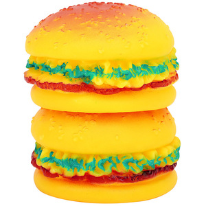 Juguete Masticable para Mascotas con Sonido Realista de Hamburguesa, Tamaño Mediano, Juguete para Perros, Suministros para Mascotas para Entretenimiento Propio - Product Image 2