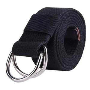 GB59 2D <b>Rings</b> Double Side Use Canvas Waist Belt Economic <b>Cheap</b> Price Made in China Factory for Wholesale Looking for Distributor - Product Image 1