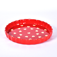 Série Cœurs de la Saint-Valentin – Vaisselle en grès céramique peinte à la main au design moderne et élégant, fabriquée au Guangdong, écologique et durable
