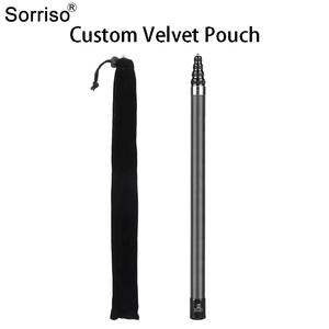 SORRISO Perche à <span class=keywords><strong>selfie</strong></span> télescopique en fibre de carbone de 3 m, invisible, extensible, monopode pour caméras d'action Osmo GoPro <span class=keywords><strong>Insta</strong></span> 360 - Product Image 6