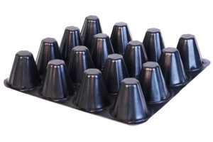 Planche de drainage alvéolée en HDPE composite avec géotextile pour le drainage des décharges et des routes - Product Image 5