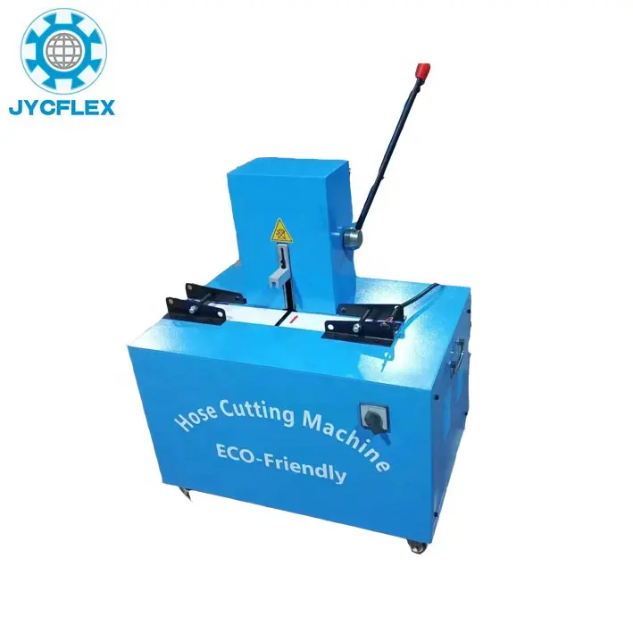 Mesin pemotong selang karet hidrolik Tiongkok untuk memotong tabung karet buatan Tiongkok