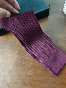 High Quality Double Needles Mercerized Cotton Handlinked Formal Business Dress Office <strong>Men</strong> <strong>s</strong> <strong>Socks</strong> - Product Image 5