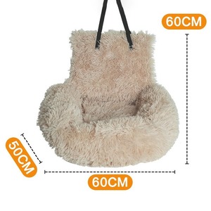 Cama desmontable para mascotas montada en el coche para el asiento del pasajero delantero, portátil y para exteriores, diseñada para gatos y perros - Product Image 6