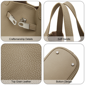 Sacs à Main Femme 100% Cuir Véritable Usine Vente en Gros Design <span class=keywords><strong>Sac</strong></span> Seau à Épaule Haute Qualité - Product Image 5