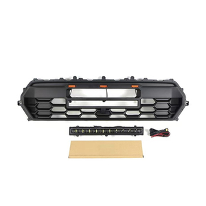 Maictop Vente Chaude Accessoires de Voiture Noir Mat Pare-chocs Avant Grille de Voiture Lumière Grilles de Voiture pour <span class=keywords><strong>Toyota</strong></span> <span class=keywords><strong>Tacoma</strong></span> Pickup <span class=keywords><strong>TRD</strong></span> <span class=keywords><strong>PRO</strong></span> 2024 - Product Image 4