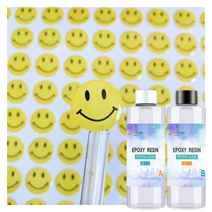 Tinh thể rõ ràng linh hoạt vòm nhựa Epoxy nghệ thuật Kit Epoxy Sticker AB keo dính dán thủ công dấu hiệu/huy chương lỏng nhựa epoxi - Product Image 3