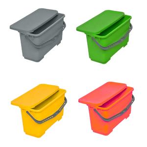 Herramientas de limpieza personalizables de alta calidad, Cubo de microfibra para limpieza de ventanas rectangular de plástico de 25L y 6 galones - Product Image 5