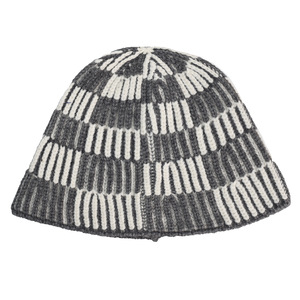 Chapeau en tricot à carreaux roses pour femmes, automne/hiver, grande taille, chapeau de pêcheur rond - Product Image 4