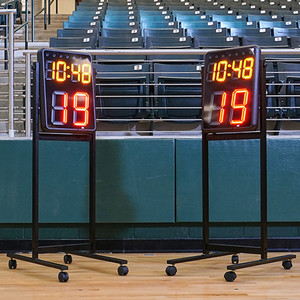 Relojes de Tiempo para Baloncesto con Pantalla LED Inalámbrica para Interiores BSN, 24 Segundos, Control Remoto, Cronómetro de Juego, Equipo de Cancha Fácil de Usar, Color Negro - Product Image 1