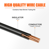 Alfanar Kabel 2,5mm² Mehradriges Kupferkabel mit PVC-Isolierung, 100 Yards, für Automobil-/Industrie-/Allgemeine Verkabelung
