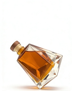 Botellas de Vidrio Transparente de Lujo, las Más Vendidas, con Tapón de Corcho, Opciones de Acabado Esmerilado y Grabado para Brandy, Whisky, Vodka y Ron - Product Image 4
