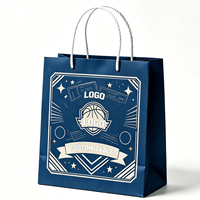 Sacs en papier carton blanc écologiques et recyclables en gros, personnalisables avec impression pour souvenirs de matchs sportifs et emballages cadeaux d'équipe