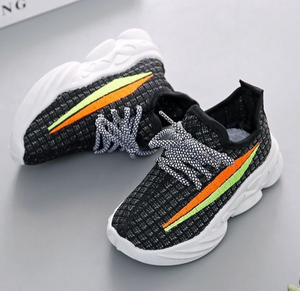 Zapatos de Lona para Niños, Zapatillas Deportivas Informales y Cómodas para Correr y Jugar Tenis, para Niños y Niñas - Product Image 5