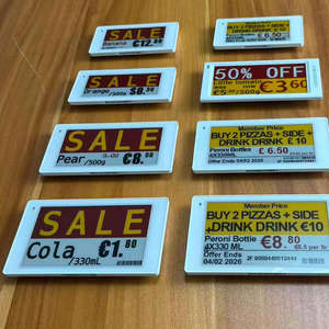 Etiquetas Electrónicas de Precio Digitales con Pantalla de Tinta Electrónica de 2.6 Pulgadas, Gateway de 2.4GHz, ESL para Supermercado, Kit de Demostración ESP32 - Product Image 4