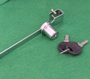 Serrure Vivarium Reptile en acier inoxydable-Serrure de porte en verre de terrarium anti-évasion avec <span class=keywords><strong>2</strong></span> clés pour vitrine - Product Image 4